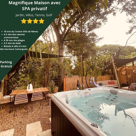 Maison Dans Les Arbres, Spa, Tennis, Parking Nimes Exterior foto